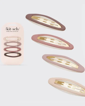 KITSCH Snap Clips Terracotta (set van 4st)