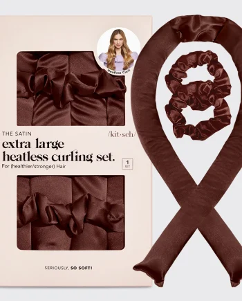 KITSH XL Heatless Curling Set Chocolate